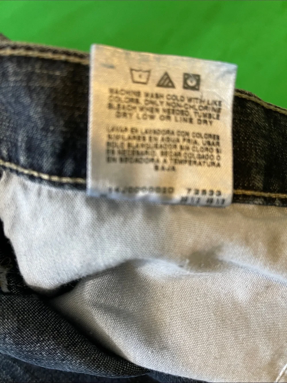 Lee Dark Wash Straight-Leg Denim Jeans